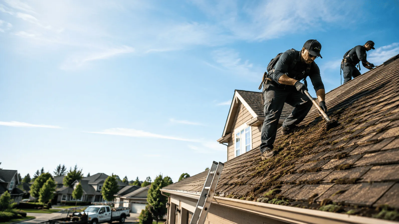 Roof Moss Removal in Farmington, IL near me